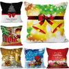 2017 Christmas Decorative for Home Short Plush Santa Claus Pillows Cover Set Xmas Style Soft Cushion Cover Pillowcase 45*45cm