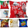 2017 Christmas Decorative for Home Short Plush Santa Claus Pillows Cover Set Xmas Style Soft Cushion Cover Pillowcase 45*45cm
